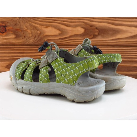 KEEN Shoes Sz 13‎ Fisherman Boys Youth Green Synthetic Drawstring Medium - Picture 9 of 11